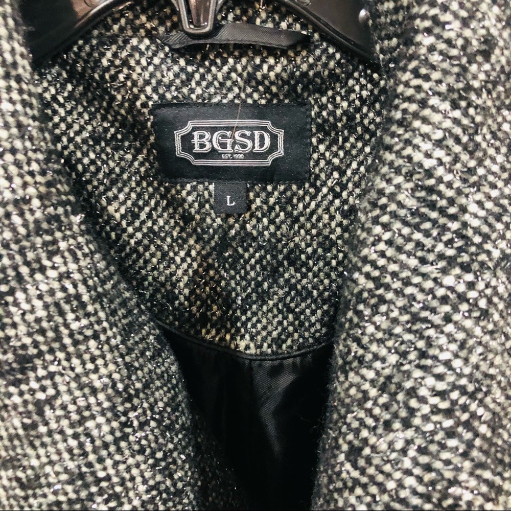 BGSD Black Sparkly Tie Coat - Picture 14 of 14